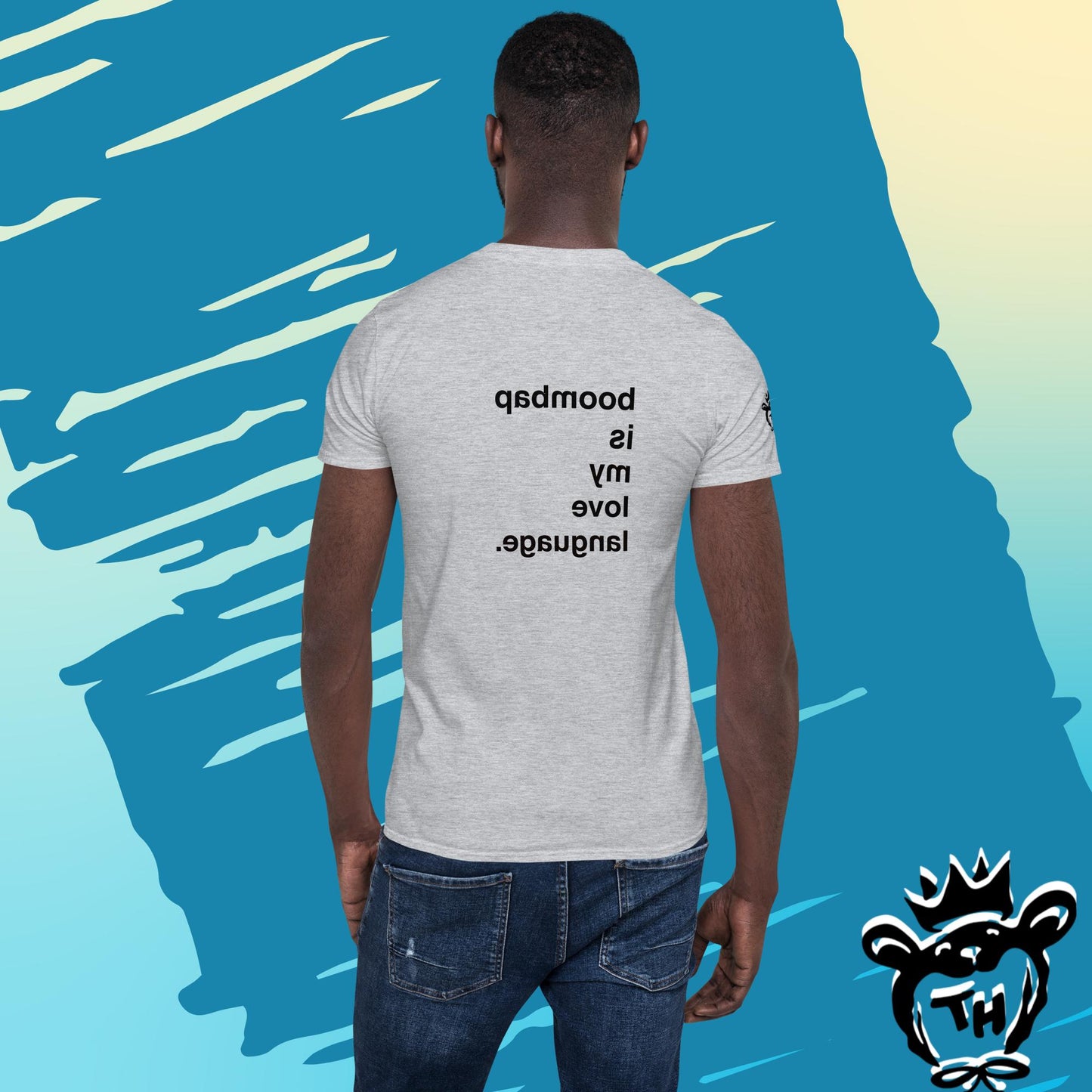 Boombap Is My Love Language - Softstyle Unisex T-shirt - White/Grey