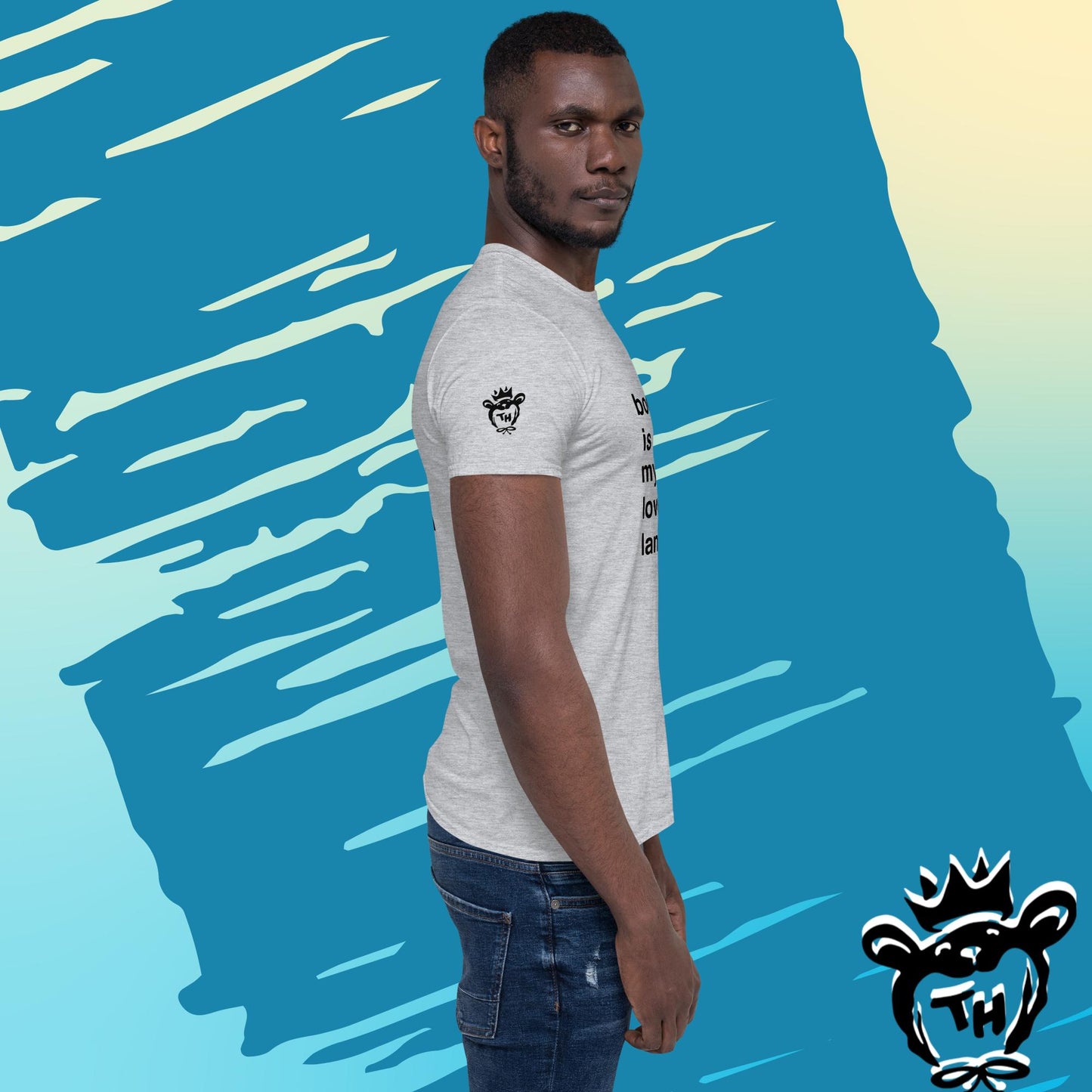 Boombap Is My Love Language - Softstyle Unisex T-shirt - White/Grey