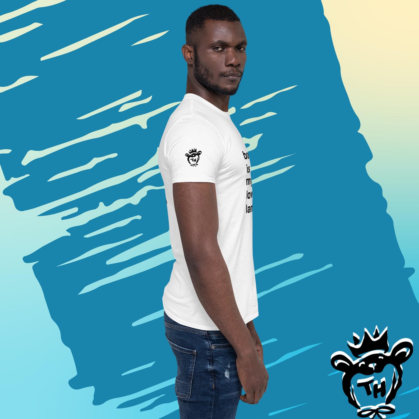 Boombap Is My Love Language - Softstyle Unisex T-shirt - White/Grey