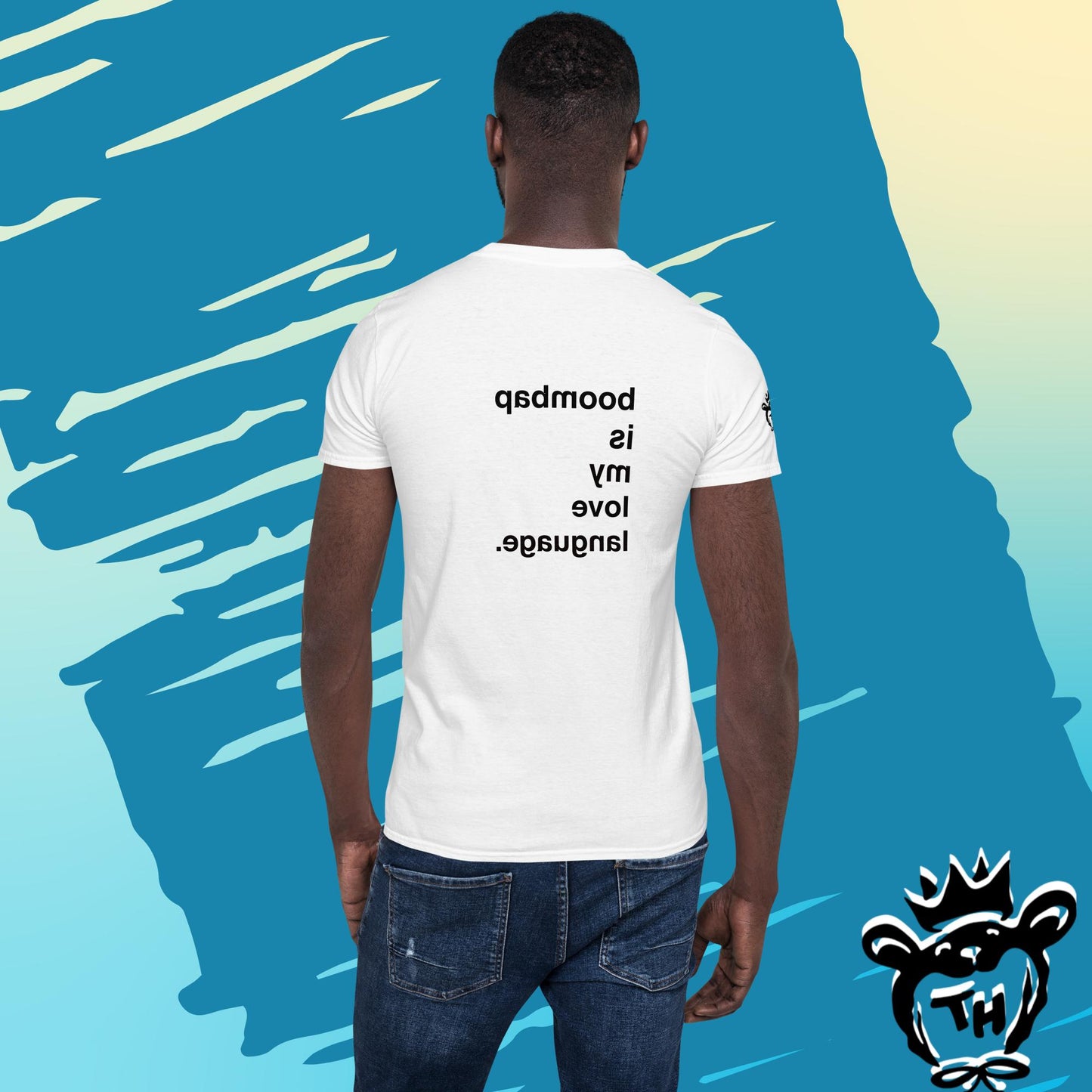 Boombap Is My Love Language - Softstyle Unisex T-shirt - White/Grey